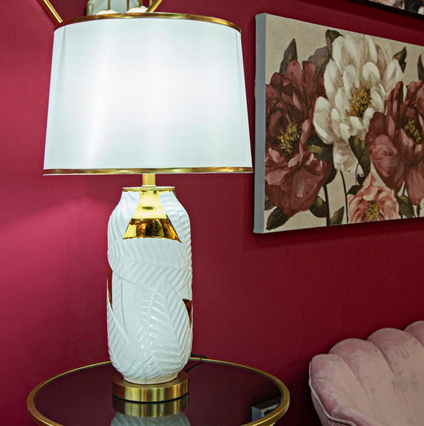Stolna Lampa Keramika Cm Ø 40x70