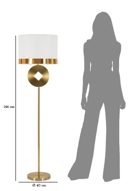 Podna Lampa Kovanica Cm Ø 40x151
