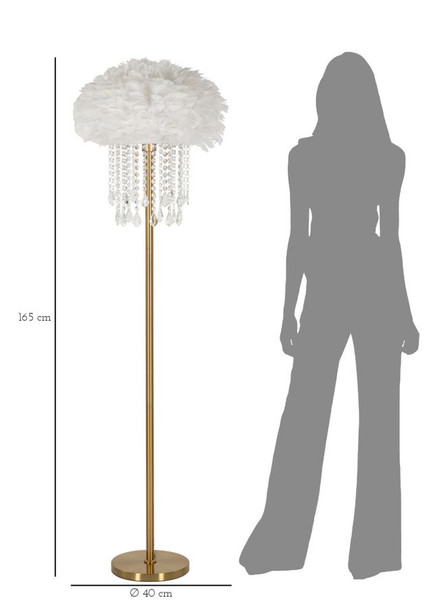 Podna Svjetilka Diamon Cm Ø 40x165