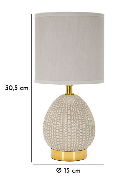 Bočna Svjetilka Flavi Siva Cm Ø 15x30,5