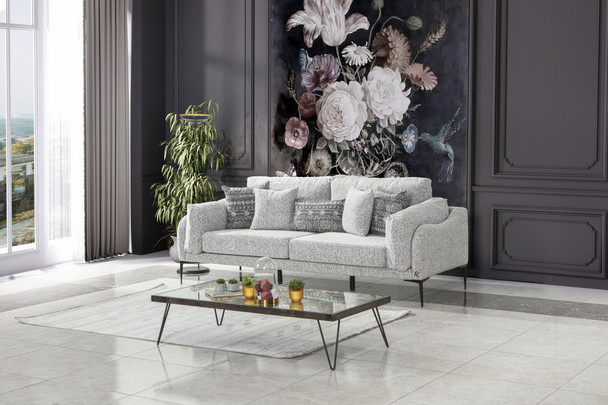 Sofa s 3 sjedala Mia - Siva