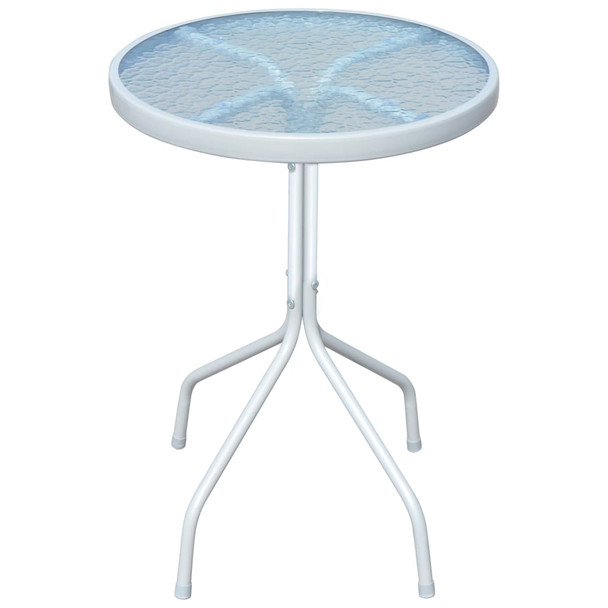 Bistro Set od Čelika i Tekstilena 50x71 cm Crni