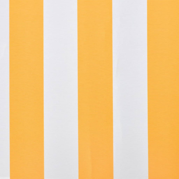 Platno za tendu boja suncokreta i bijela 6 x 3 m (bez okvira)