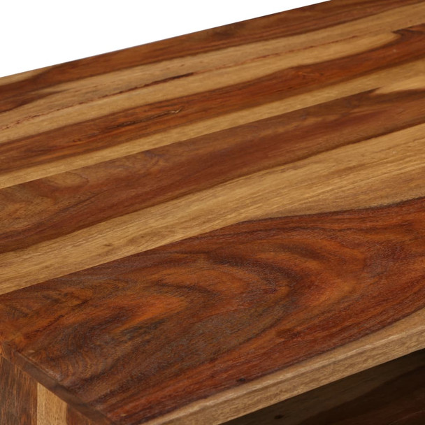 Stolić za kavu od masivnog drva šišama s premazom boje meda 110 x 50 x 37 cm