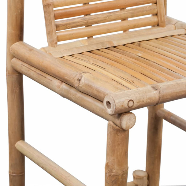 Barski stolci od bambusa 2 kom