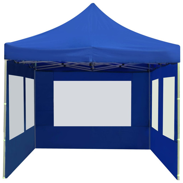 Profesionalni sklopivi šator za zabave 6 x 3 m plavi