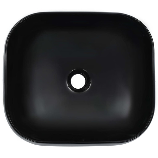 Umivaonik 44,5 x 39,5 x 14,5 cm keramički crni