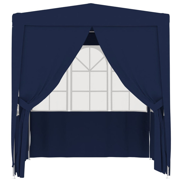 Profesionalni šator za zabave 2,5 x 2,5 m plavi 90 g/m²