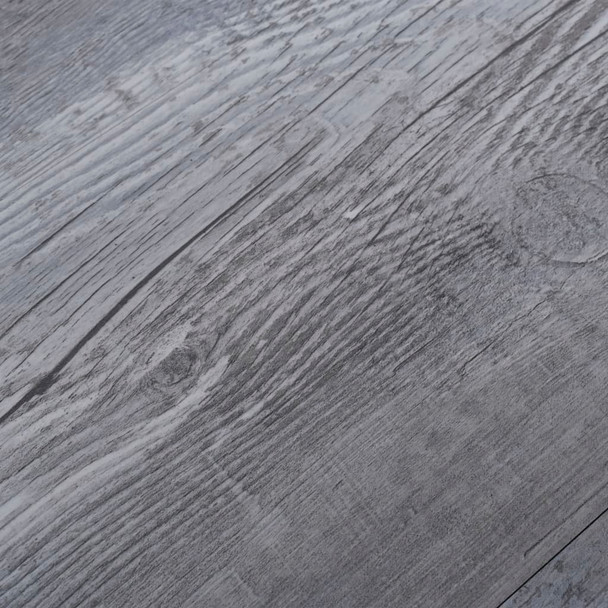 Podne obloge od PVC-a 5,02 m² 2 mm samoljepljive siva boja drva