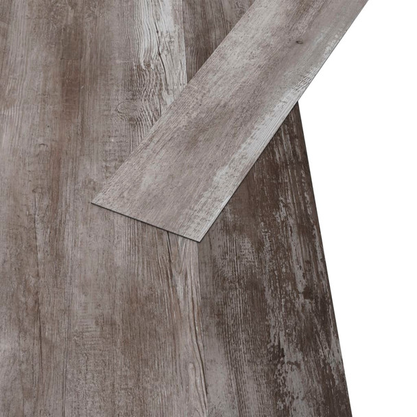 Podne obloge od PVC-a 5,26 m² 2 mm mat smeđa boja drva