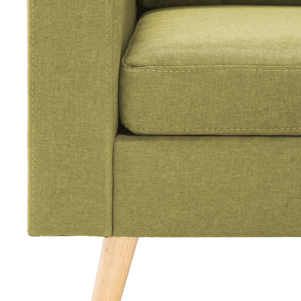 Fotelja od tkanine zelena