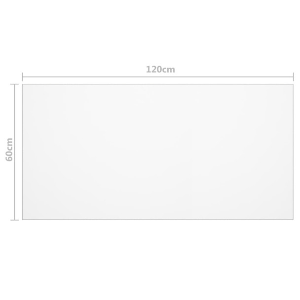 Zaštita za stol mat 120 x 60 cm 2 mm PVC