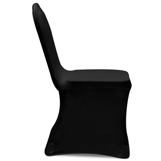 Navlake za stolice rastezljive crne 18 kom