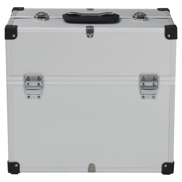 Kovčeg za alat 43,5 x 22,5 x 34 cm srebrni aluminijski