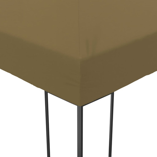 Vrtna sjenica 6 x 3 x 2,7 smeđe-siva 180 g/m²