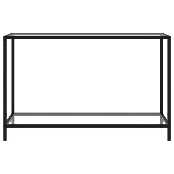 Konzolni stol prozirni 120 x 35 x 75 cm od kaljenog stakla