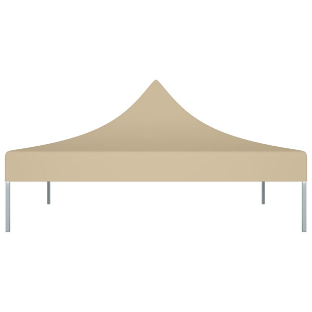 Krov za šator za zabave 3 x 3 m bež 270 g/m²