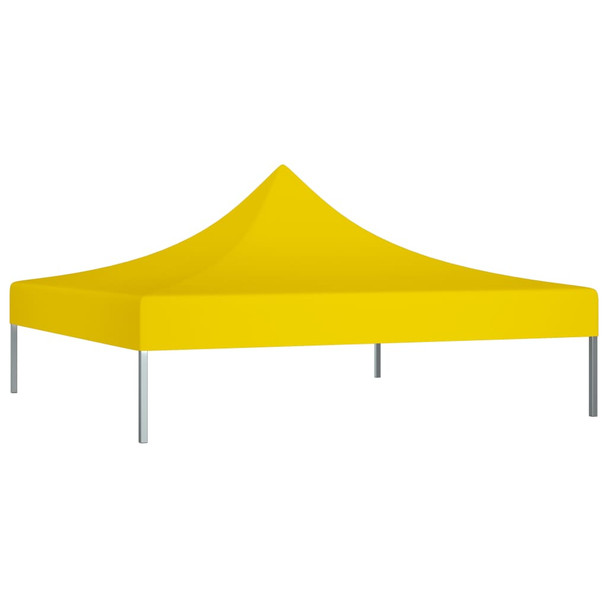 Krov za šator za zabave 3 x 3 m žuti 270 g/m²