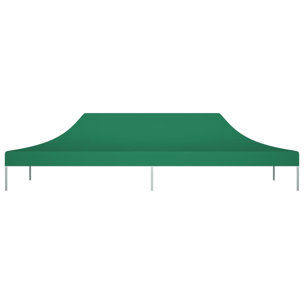 Krov za šator za zabave 6 x 3 m zeleni 270 g/m²
