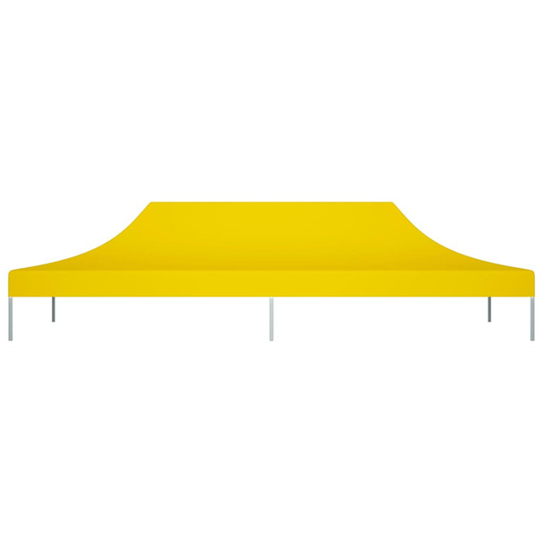 Krov za šator za zabave 6 x 3 m žuti 270 g/m²