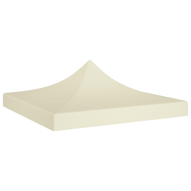 Krov za šator za zabave 2 x 2 m krem 270 g/m²