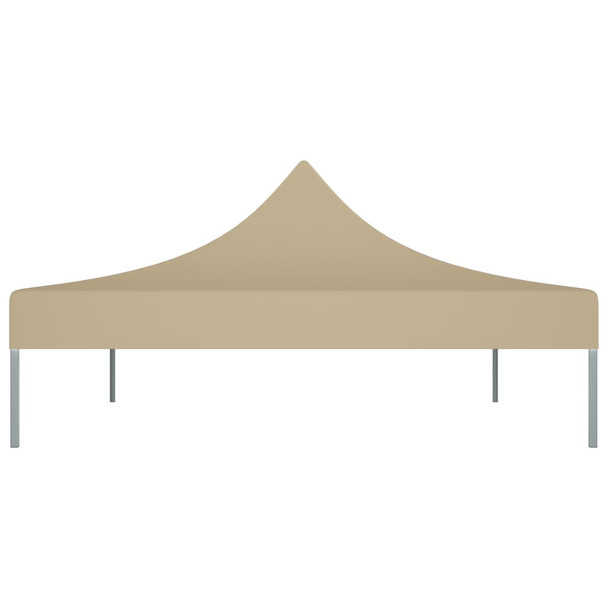 Krov za šator za zabave 4,5 x 3 m bež 270 g/m²