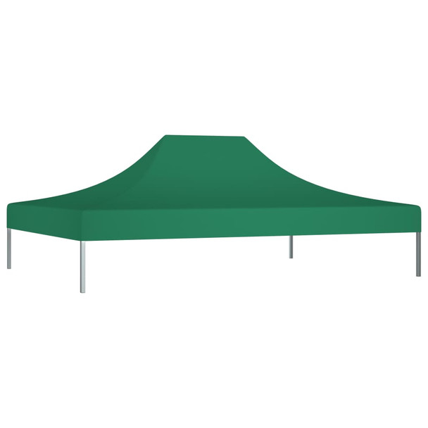Krov za šator za zabave 4,5 x 3 m zeleni 270 g/m²