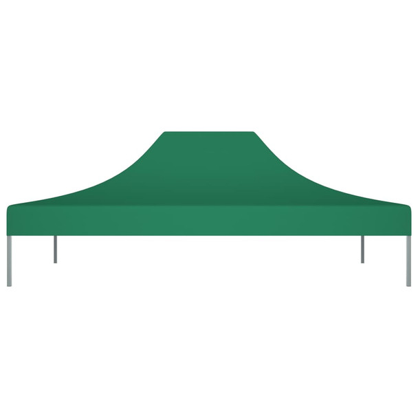 Krov za šator za zabave 4,5 x 3 m zeleni 270 g/m²