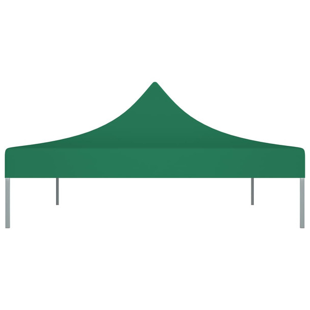 Krov za šator za zabave 4,5 x 3 m zeleni 270 g/m²