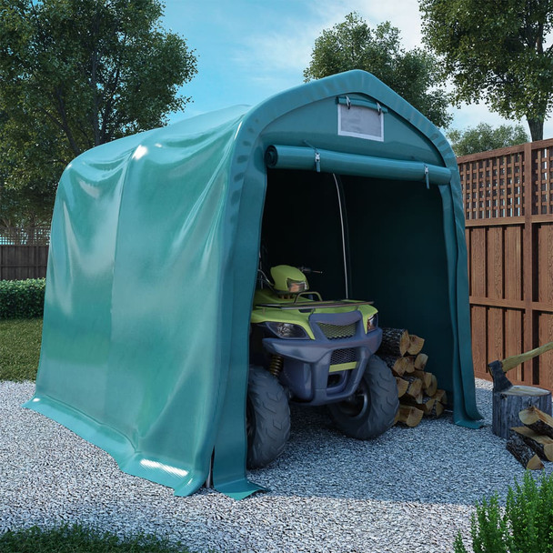 Garažni šator PVC 1,6 x 2,4 m zeleni