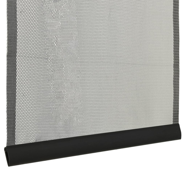 Zastor protiv insekata s 5-dijelnom mrežom crni 120 x 240 cm