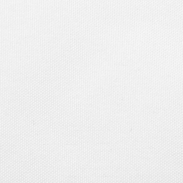 Jedro protiv sunca od tkanine Oxford pravokutno 4 x 5 m bijelo
