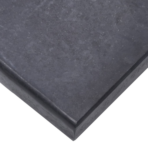 Postolje za suncobran crno 40 x 28 x 4 cm granitno