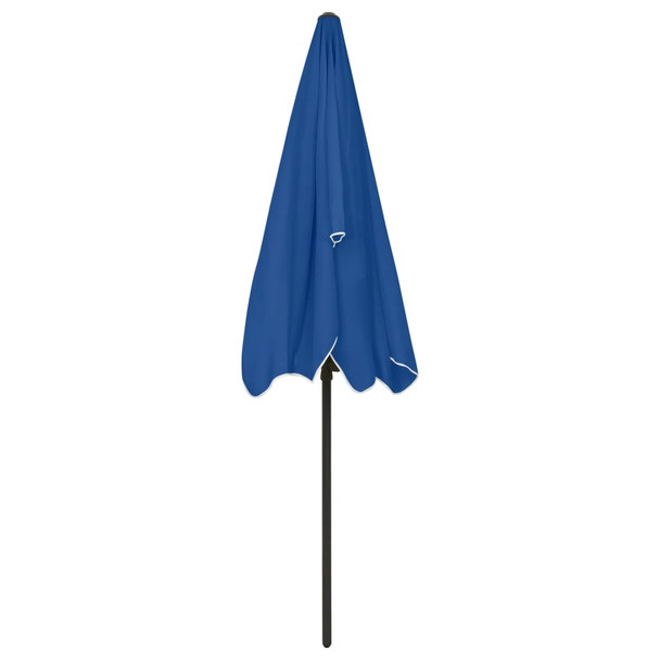 Suncobran za plažu azurno plavi 200 x 125 cm