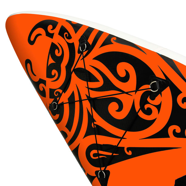 Set daske na napuhavanje za veslanje 320x76x15 cm narančasti