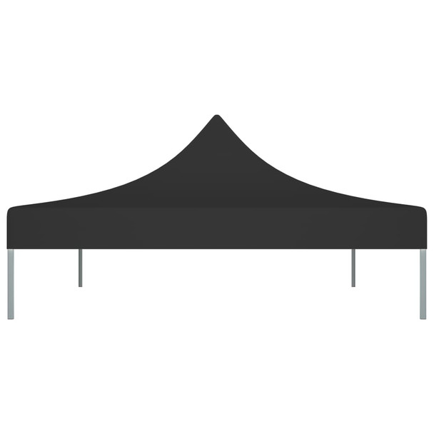 Krov za šator za zabave 4 x 3 m crni 270 g/m²
