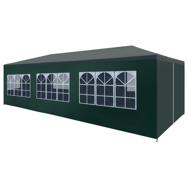 Šator za zabave 3 x 9 m zeleni