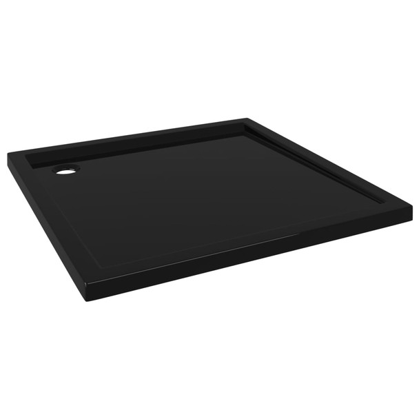 Četvrtasta tuš-kada ABS crna 90 x 90 cm