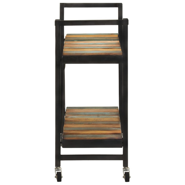Kuhinjska kolica 87x 36 x 81 cm od masivnog obnovljenog drva