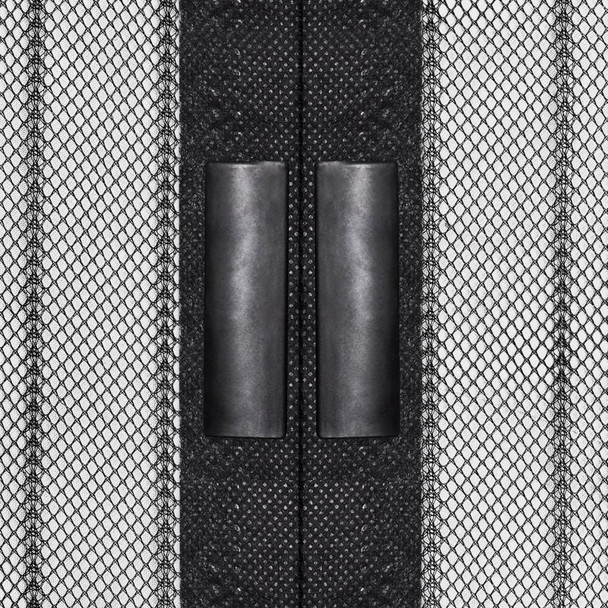 Zastori protiv insekata 2 kom s magnetima 200 x 80 cm crni