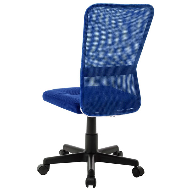 Uredska stolica plava 44 x 52 x 100 cm od mrežaste tkanine