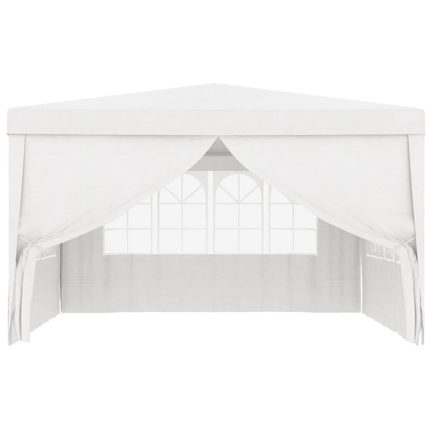 Profesionalni šator za zabave 4 x 4 m bijeli 90 g/m²