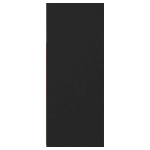 Komoda s LED svjetlima crna 115,5 x 30 x 75 cm
