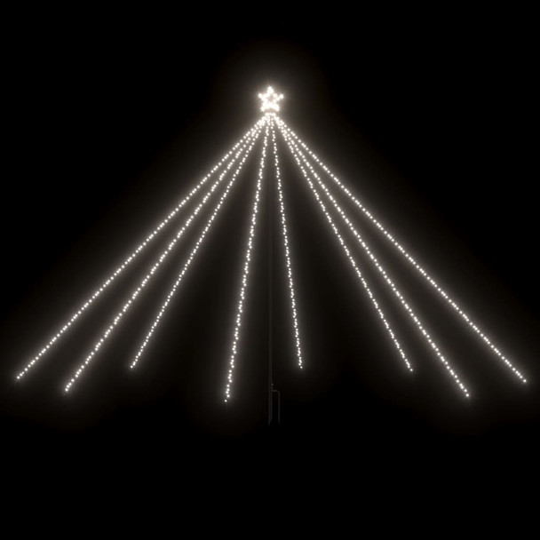 Božićno drvce LED s 576 LED žarulja hladno bijelo 3,6 m