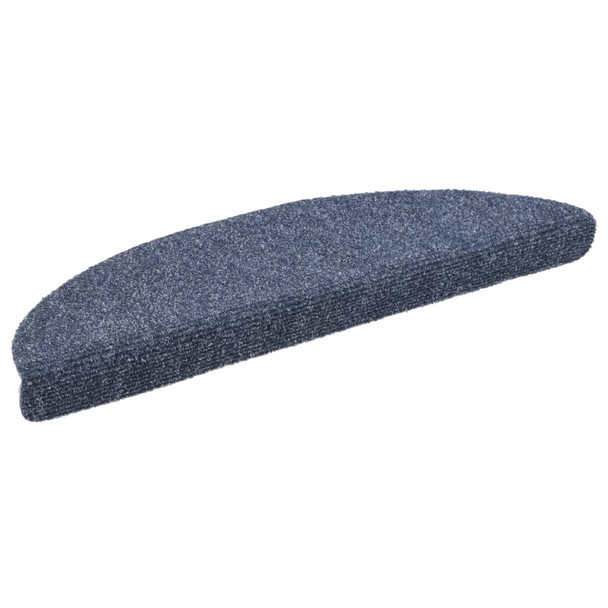 Samoljepljivi otirači za stepenice 10 kom plavi 56 x 17 x 3 cm
