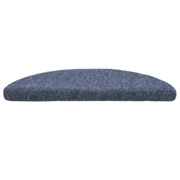 Samoljepljivi otirači za stepenice 10 kom plavi 56 x 17 x 3 cm