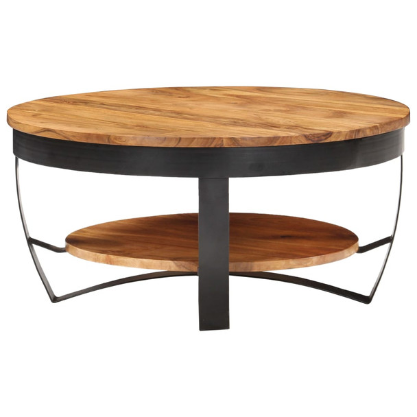 Stolić za kavu 65 x 65 x 32 cm od masivnog bagremovog drva