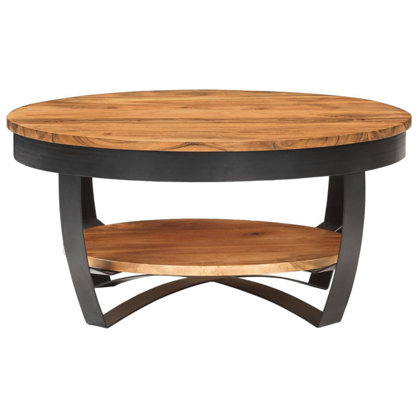 Stolić za kavu 65 x 65 x 32 cm od masivnog bagremovog drva