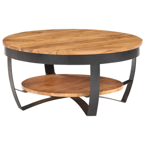 Stolić za kavu 65 x 65 x 32 cm od masivnog bagremovog drva