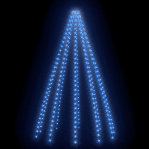 Mrežasta svjetla za božićno drvce 250 LED žarulja plava 250 cm